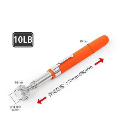 Mini Portable Telescopic Magnetic Magnet Pen Handy Tools Capacity for Picking up Nut Bolt Extendable Pickup Rod Stick