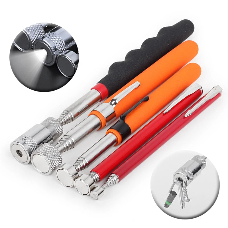 Mini Portable Telescopic Magnetic Magnet Pen Handy Tools Capacity for Picking up Nut Bolt Extendable Pickup Rod Stick