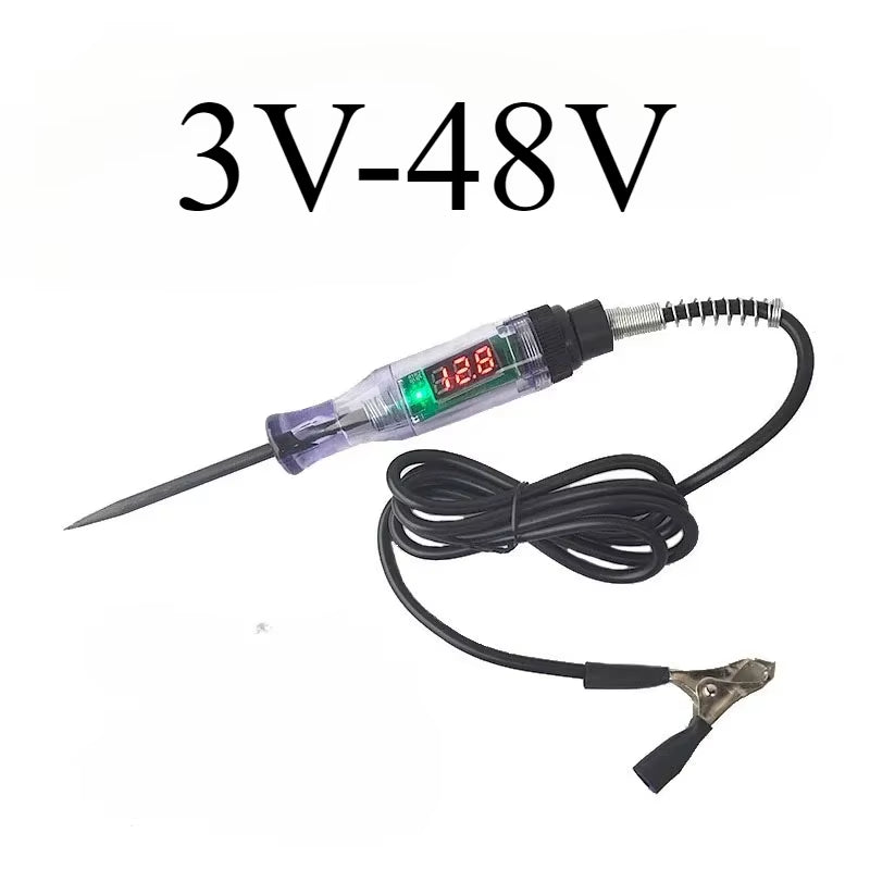 Car Truck Voltage Circuit Tester Auto Tools Car Diagnostic Probe Test Pen Light Bulb Electric Measuring Pen Tools