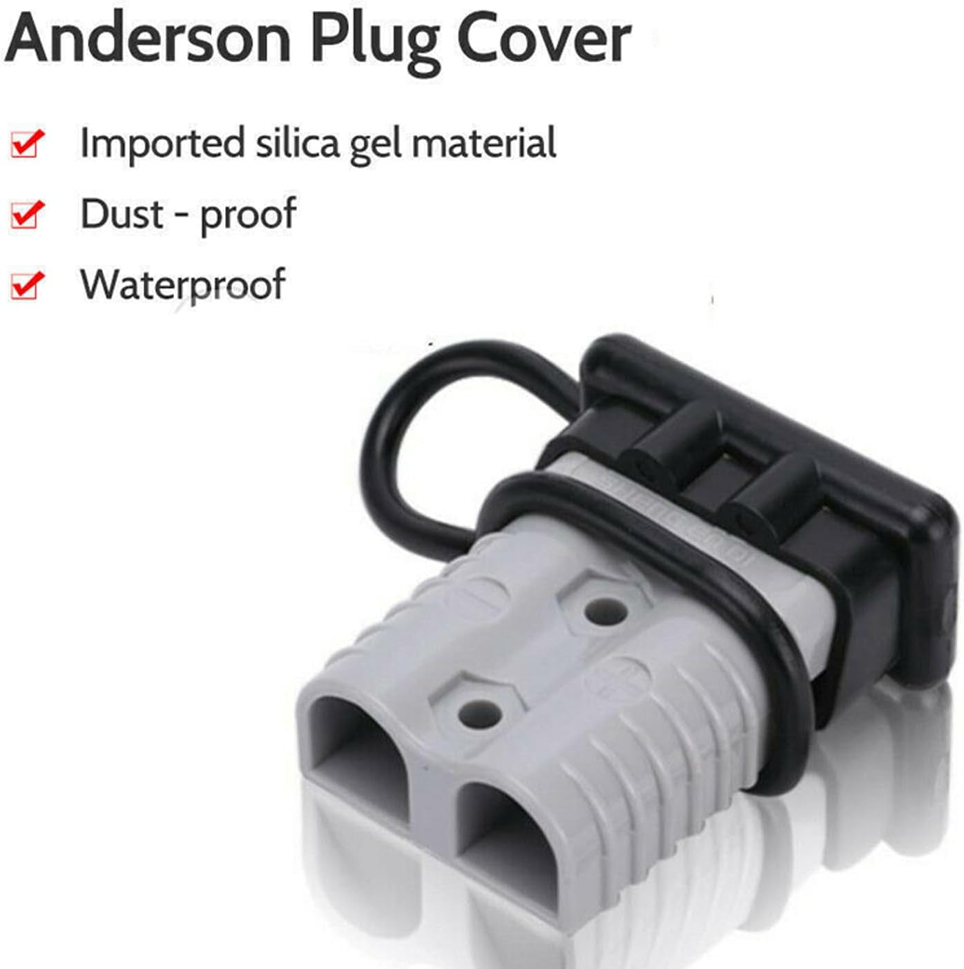 Aussie Offroad 50A Anderson Plug Covers – Waterproof & Dustproof Rubber Boots (Pack of 10)