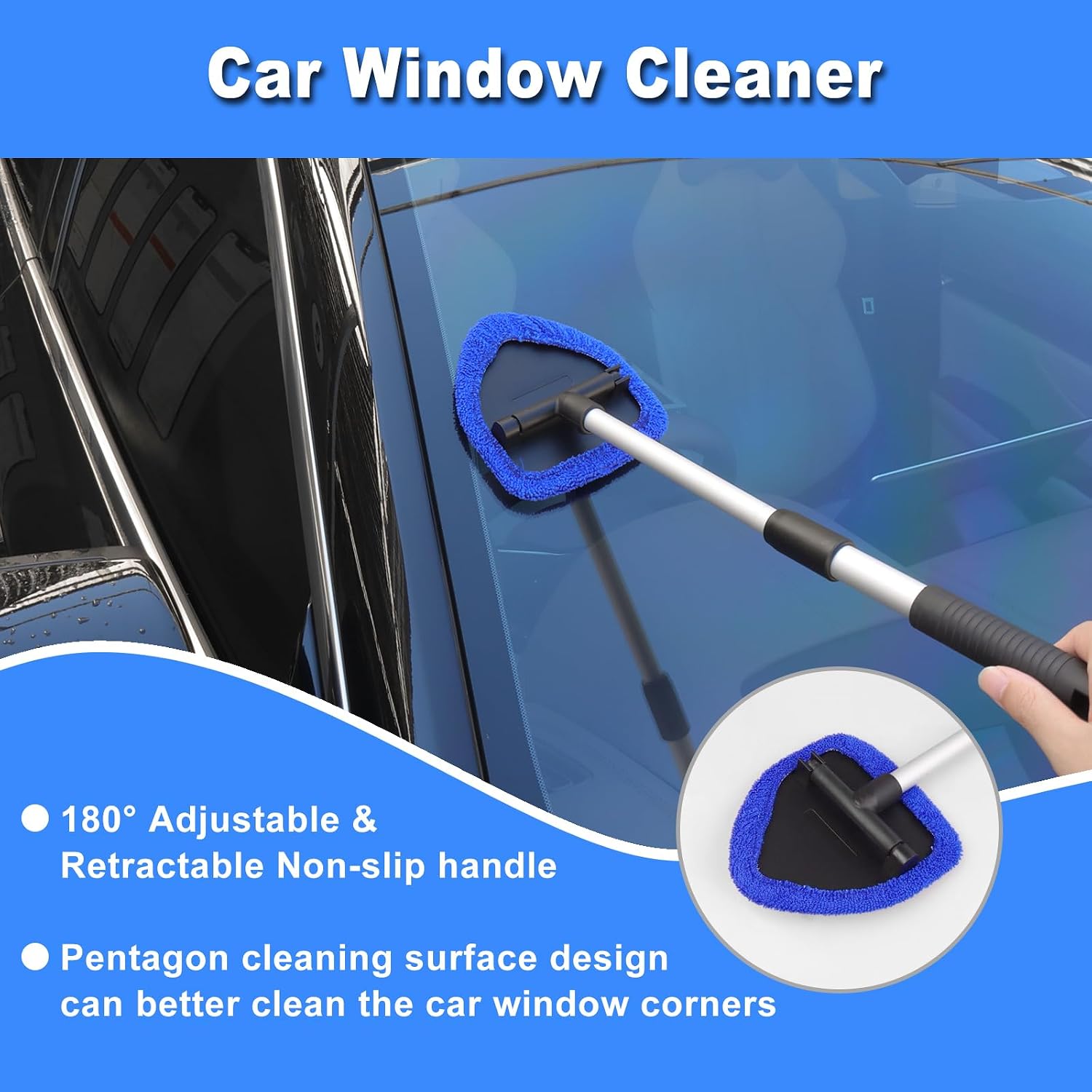 17-Piece Premium Car Detailing Kit – Handheld Vacuum, Interior Cleaning Brushes, Windshield Cleaner & Complete Car Cleaning Accessories