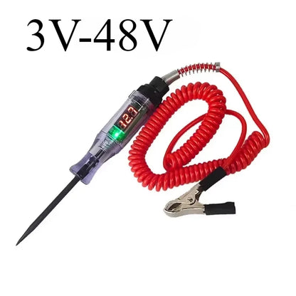 Car Truck Voltage Circuit Tester Auto Tools Car Diagnostic Probe Test Pen Light Bulb Electric Measuring Pen Tools