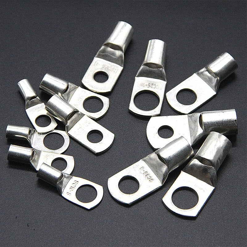 Aussie Offroad 4WD Cable Lug & Ring Terminal Kit – 100/220/240‑Piece Silver Tinned Copper Set with Crimper
